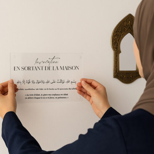 Invocation en sortant de la maison - Tableau en Plexiglass