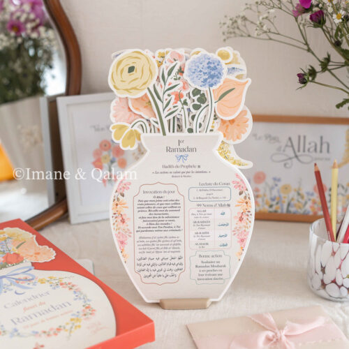 Calendrier Fleuri du Ramadan – 30 jours de bonnes actions (précommande)